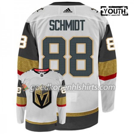 Vegas Golden Knights NATE SCHMIDT 88 Adidas Wit Authentic Shirt - Kinderen